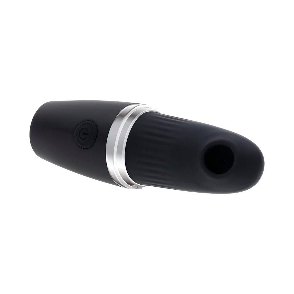 Playboy Excursion Rechargeable Suction Vibe - Black - Clitoral Suction with 5 Speeds