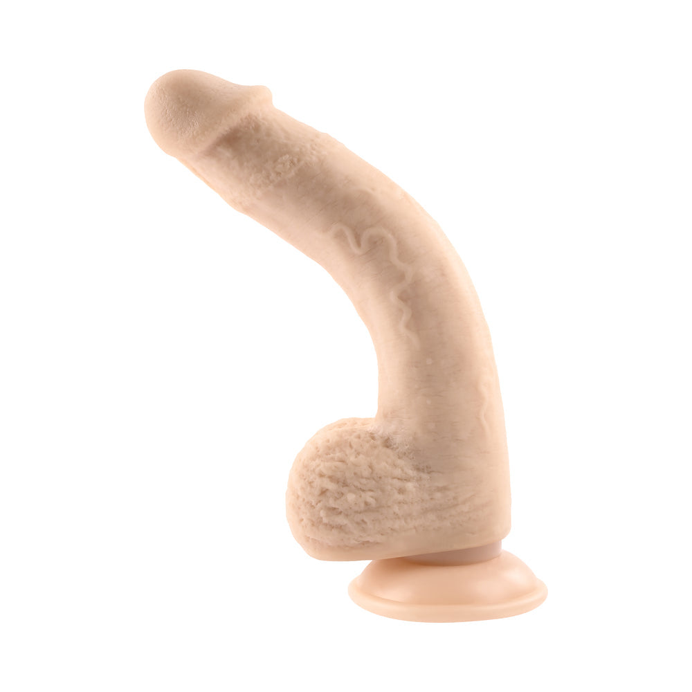 Selopa Natural Feel Flexskin Bendable Dildo – 7 in. Light Vanilla