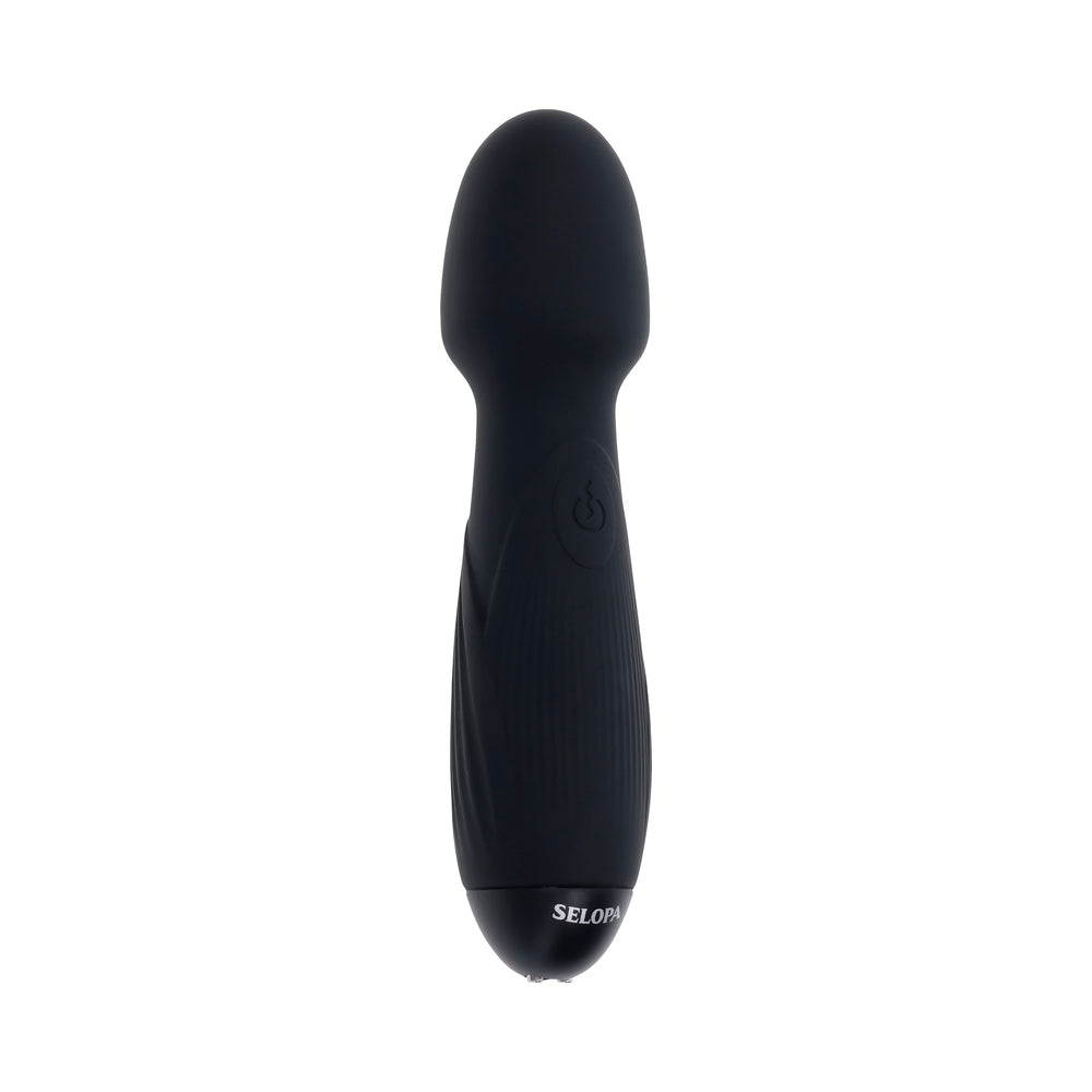 Selopa Power Trip Rechargeable Vibrating Wand – Black