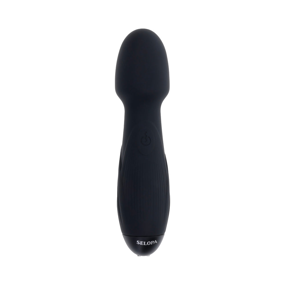 Selopa Power Trip Rechargeable Vibrating Wand – Black