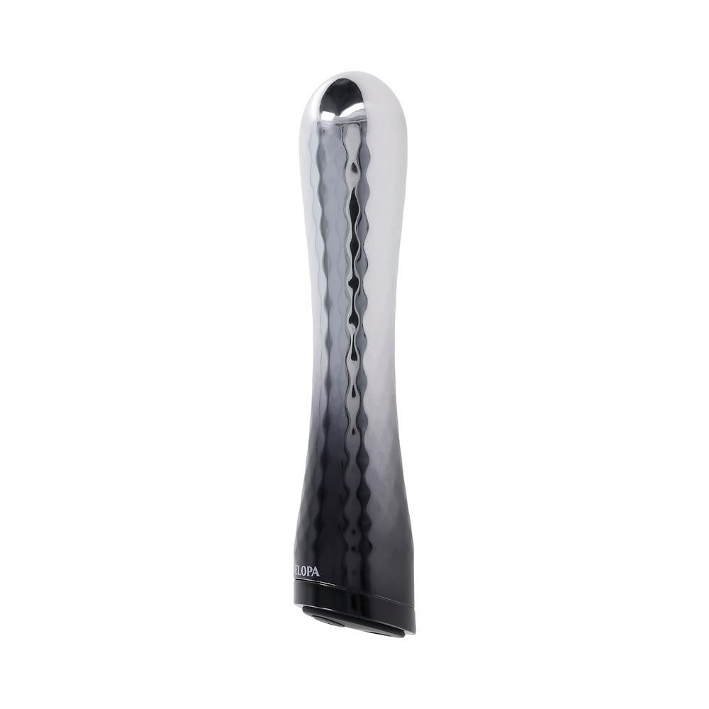 Selopa Silverado Rechargeable Vibrator – Powerful Vibrations – Silver/Black