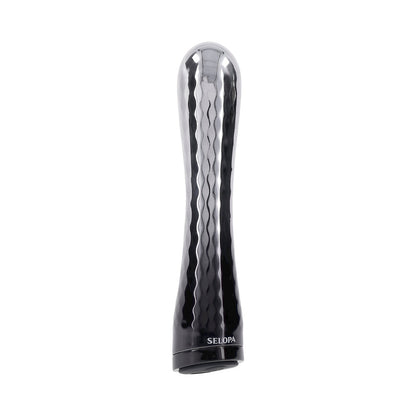 Selopa Silverado Rechargeable Vibrator – Powerful Vibrations – Silver/Black