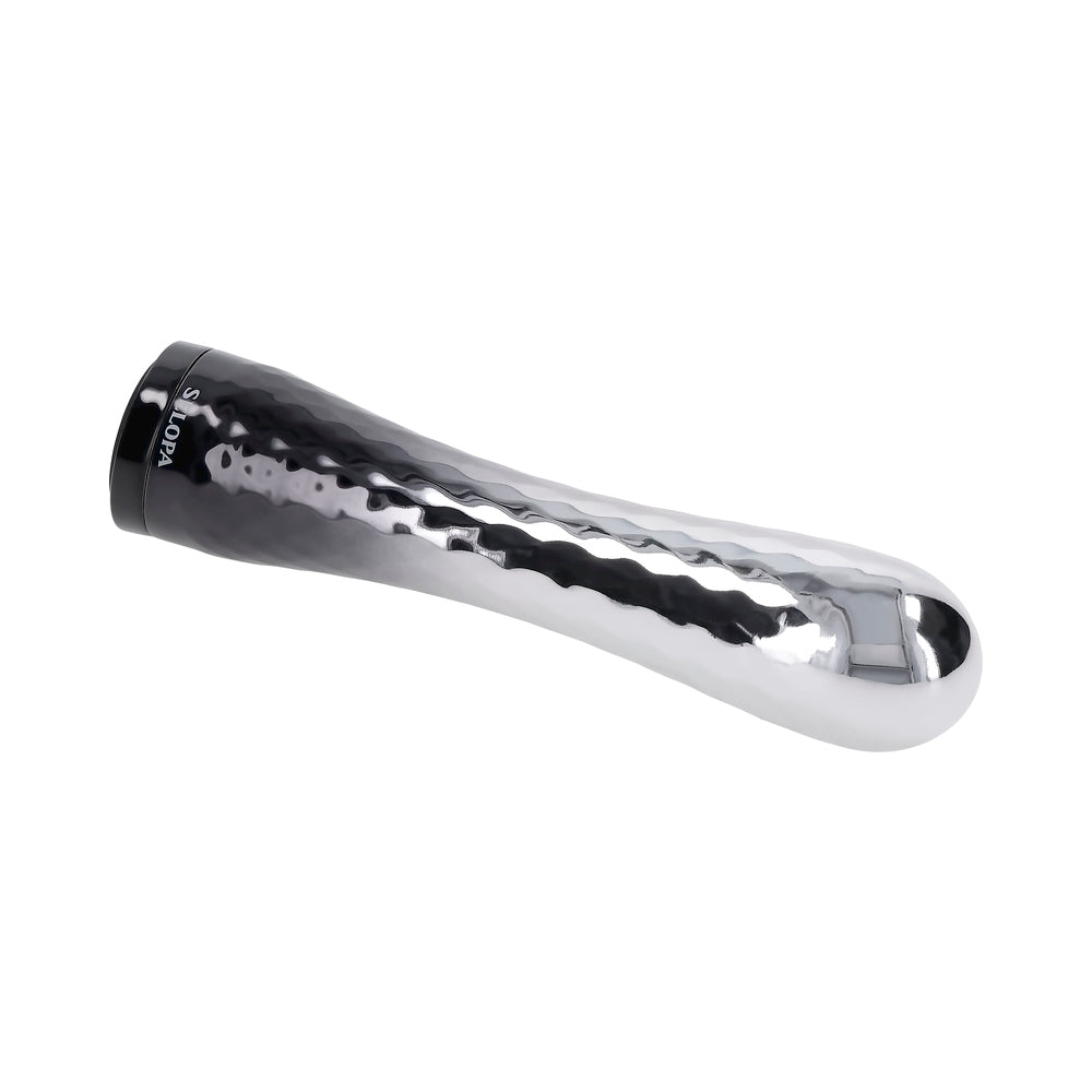 Selopa Silverado Rechargeable Vibrator – Powerful Vibrations – Silver/Black