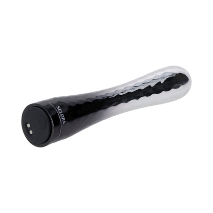 Selopa Silverado Rechargeable Vibrator – Powerful Vibrations – Silver/Black