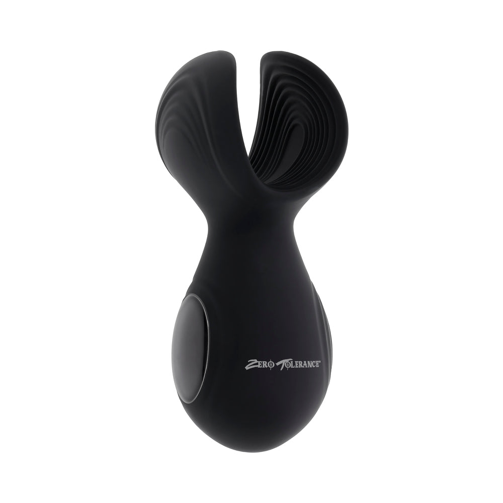 Zero Tolerance Handy Helper Rechargeable Vibrating Stroker – Black
