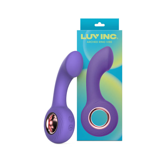 Luv Inc AV23 Arched Ring Vibe – Purple – G-Spot Stimulation