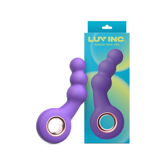 Luv Inc Br15 Beaded Ring Vibe – Purple – G-Spot Vibrator