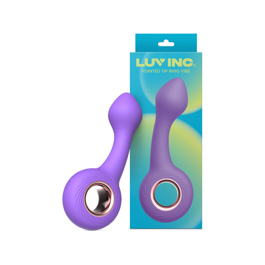 Luv Inc Pt16 G-Spot Vibrator with Pointed Tip – Purple