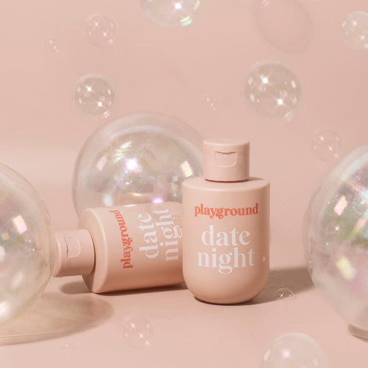 Playground Date Night Water-Based Personal Lubricant with Champagne and Vanilla Essence - Clear