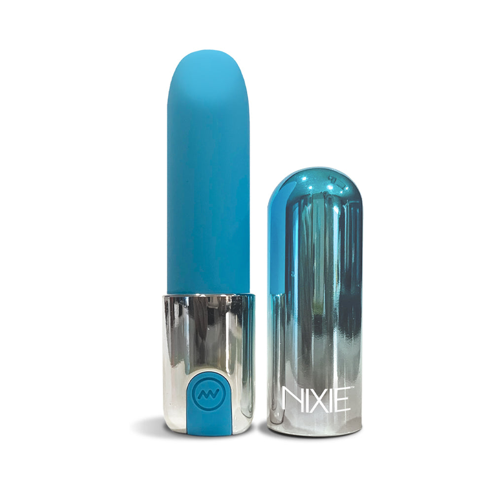 Nixie Smooch Rechargeable Lipstick Vibrator – Blue Ombre