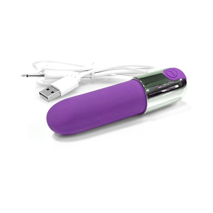 Global Novelties Nixie Smooch Rechargeable Lipstick Vibrator - Purple Ombre