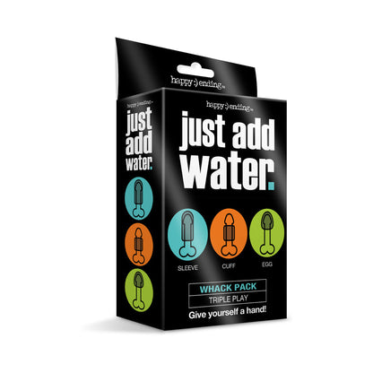 Global Novelties Just Add Water Whack Pack Triple Play – Pocket Strokers – White