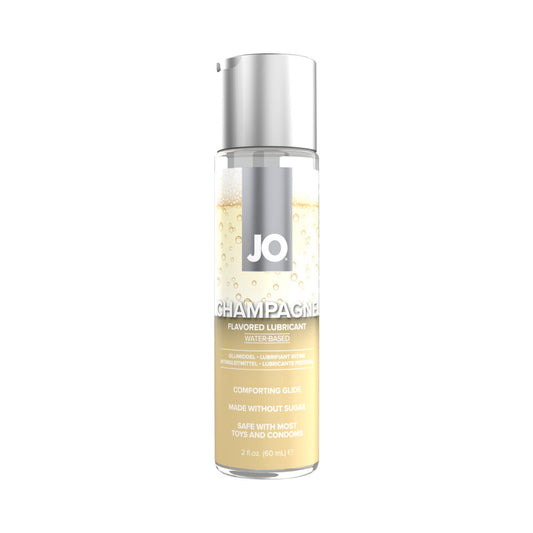System JO Champagne Flavored Water-Based Lubricant 2 oz – Clear