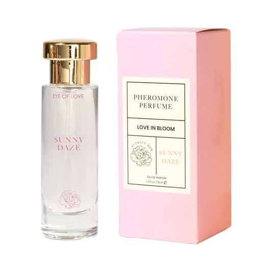 Eye of Love Bloom Attract Him Pheromone Parfum – Sunny Daze – 1 oz – Light Pink