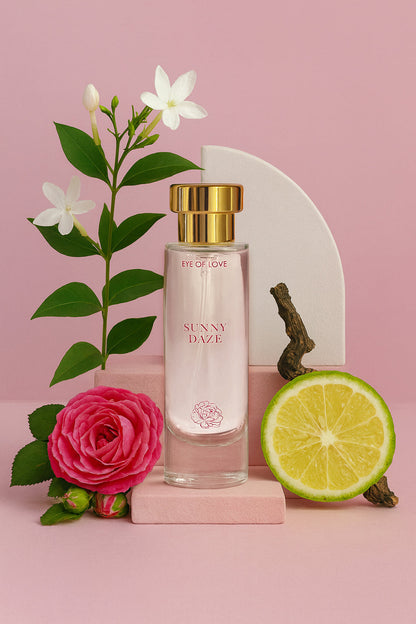 Eye of Love Bloom Attract Him Pheromone Parfum – Sunny Daze – 1 oz – Light Pink