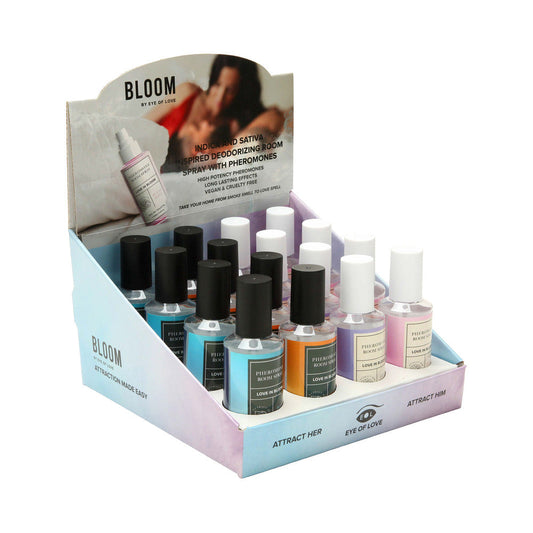 Eye of Love Bloom Pheromone Room Spray Display – Assorted Colors