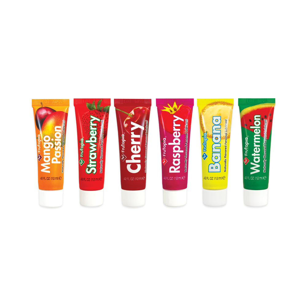 ID Frutopia Assorted Flavored Personal Lubricant 12ml – 72-Piece Display Bowl