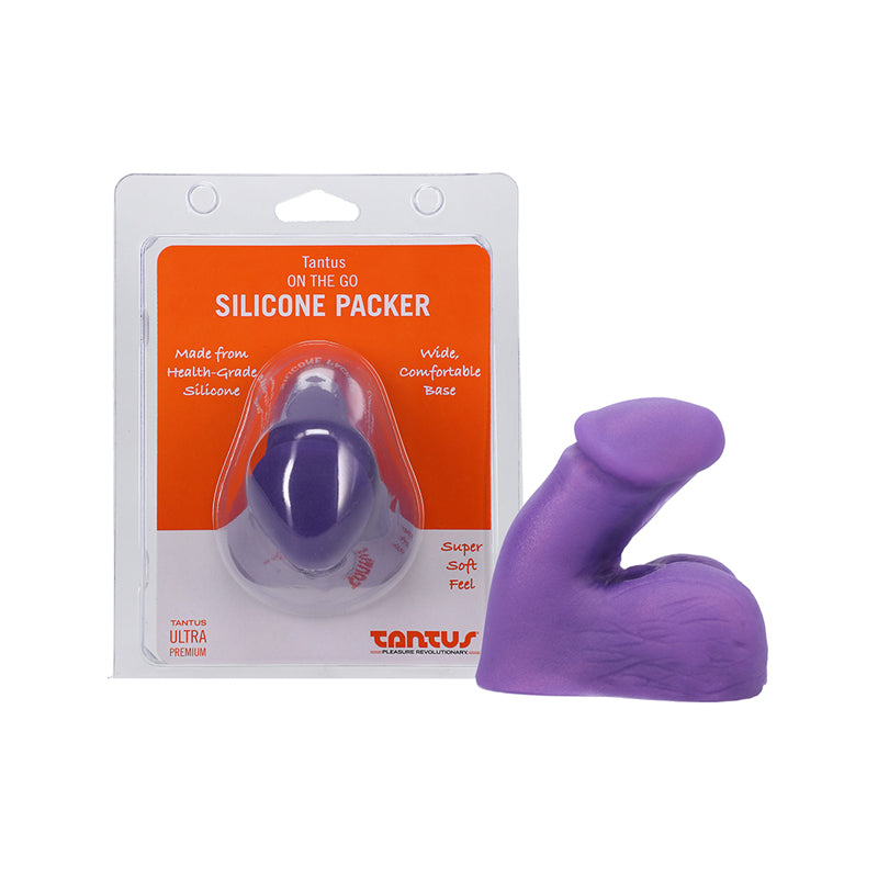 Tantus On The Go Silicone Packer – Amethyst – Realistic Feel Packer
