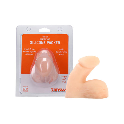 Tantus On The Go Silicone Packer – Natural Feel, Vanilla Color