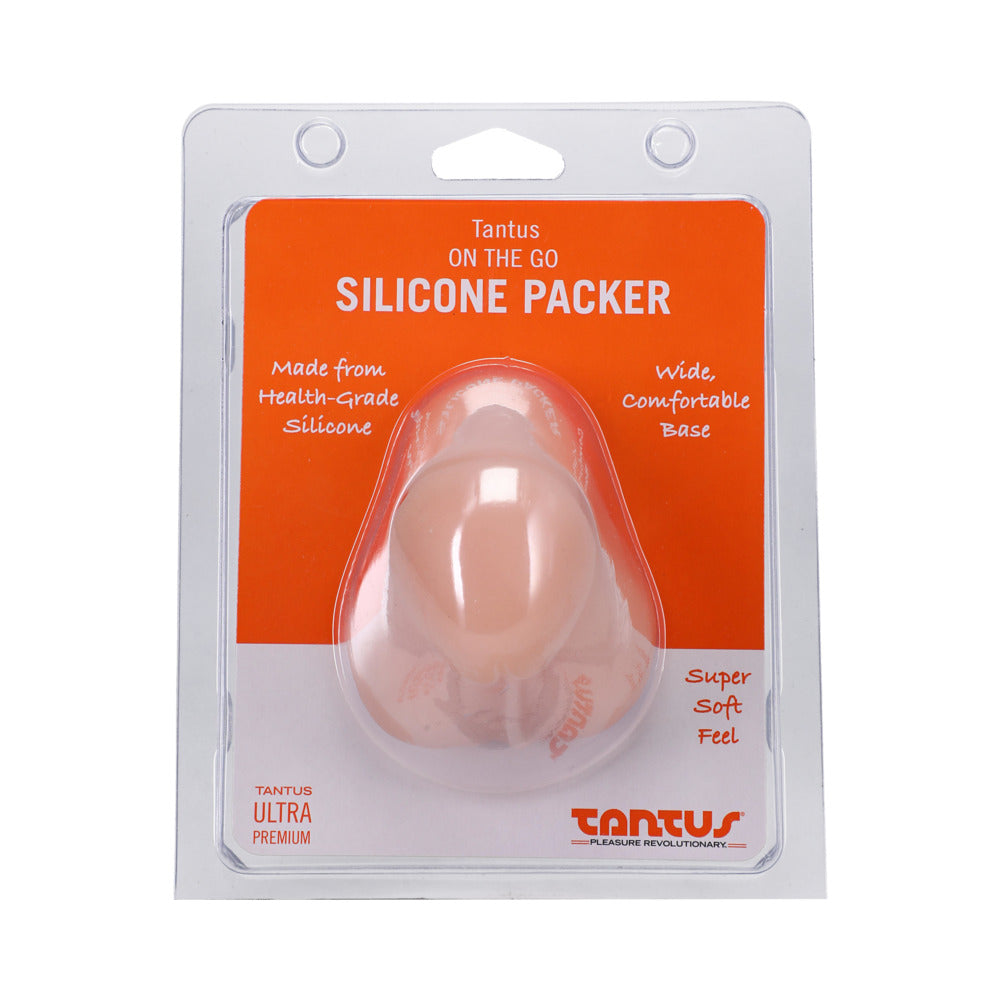 Tantus On The Go Silicone Packer – Natural Feel, Vanilla Color