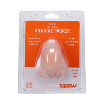 Tantus On The Go Silicone Packer – Natural Feel, Vanilla Color