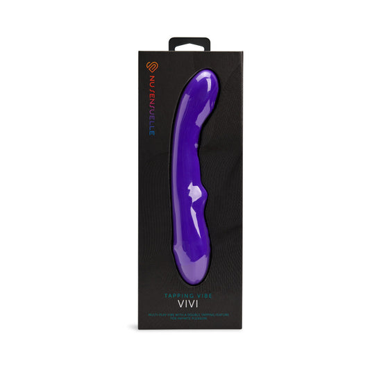 Nu Sensuelle Vivi Double Tapping Vibe – Deep Purple – G-spot and Clitoral Stimulator