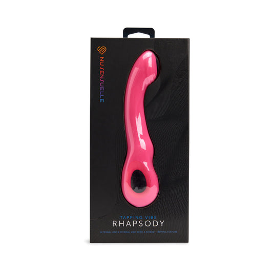 Nu Sensuelle Rhapsody Tapping Vibe – Deep Pink, G-spot and Clitoral Stimulation