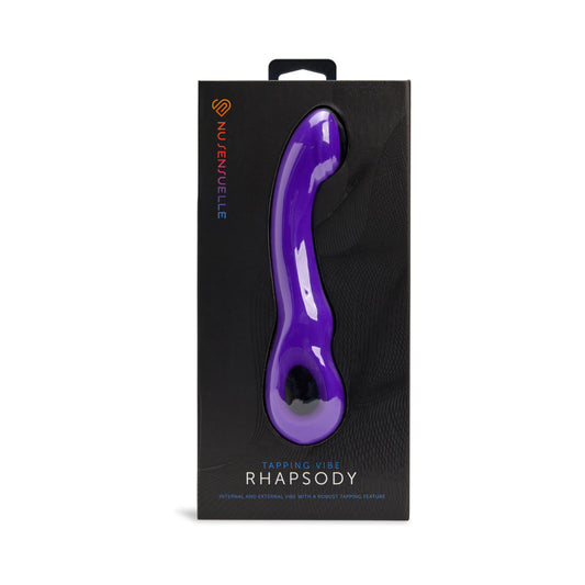 Nu Sensuelle Rhapsody Tapping Vibe - Deep Purple - G-spot and Clitoral Stimulation