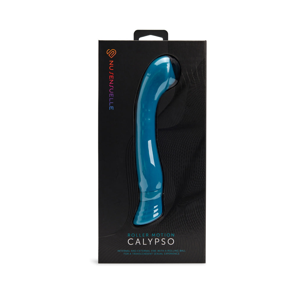 Nu Sensuelle Calypso Roller Motion Vibrator – Deep Turquoise