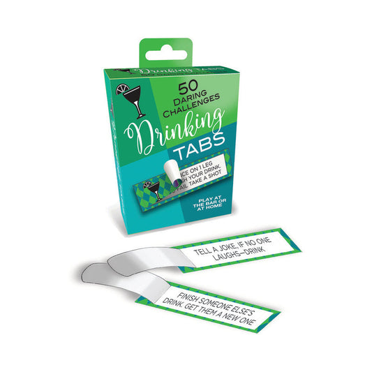 Little Genie Drinking Tabs Game – Green – 50 Drinking Activities