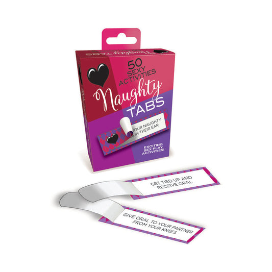 Little Genie Naughty Tabs Game – 50 Sexy Activities – Hot Pink