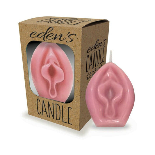Eden's Vagina Candle - Vanilla Scented Light Pink Candle