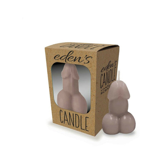 Eden's Penis Candle - Vanilla Scented - Taupe
