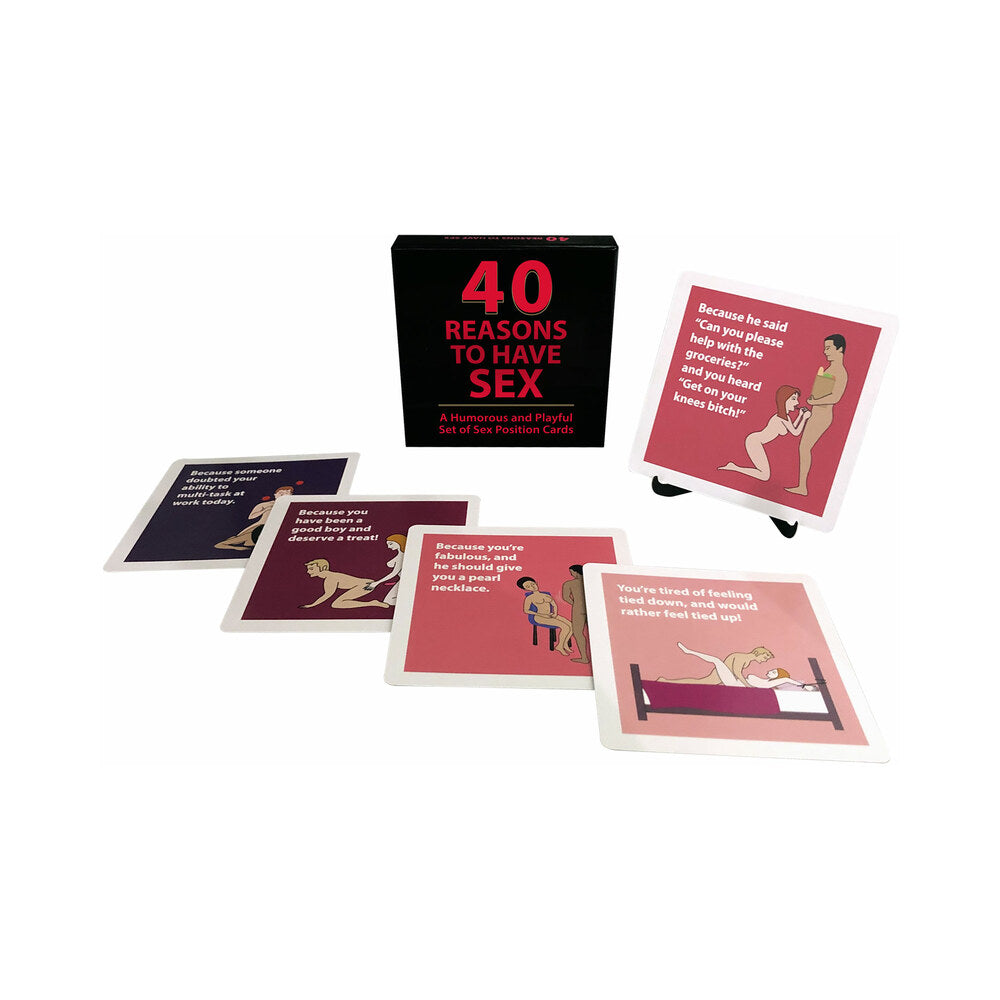 Kheper Games 40 Reasons to Have Sex Cards – Black