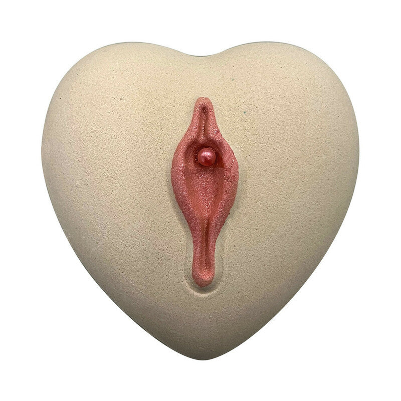 Kheper Games Love Your Pussy Bath Bomb with Vibrating Toy – Peach Bellini Scented