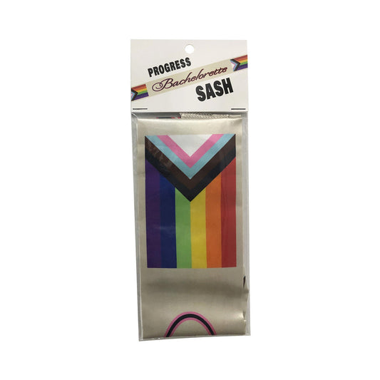 Progress Bachelorette Sash – Rainbow Design