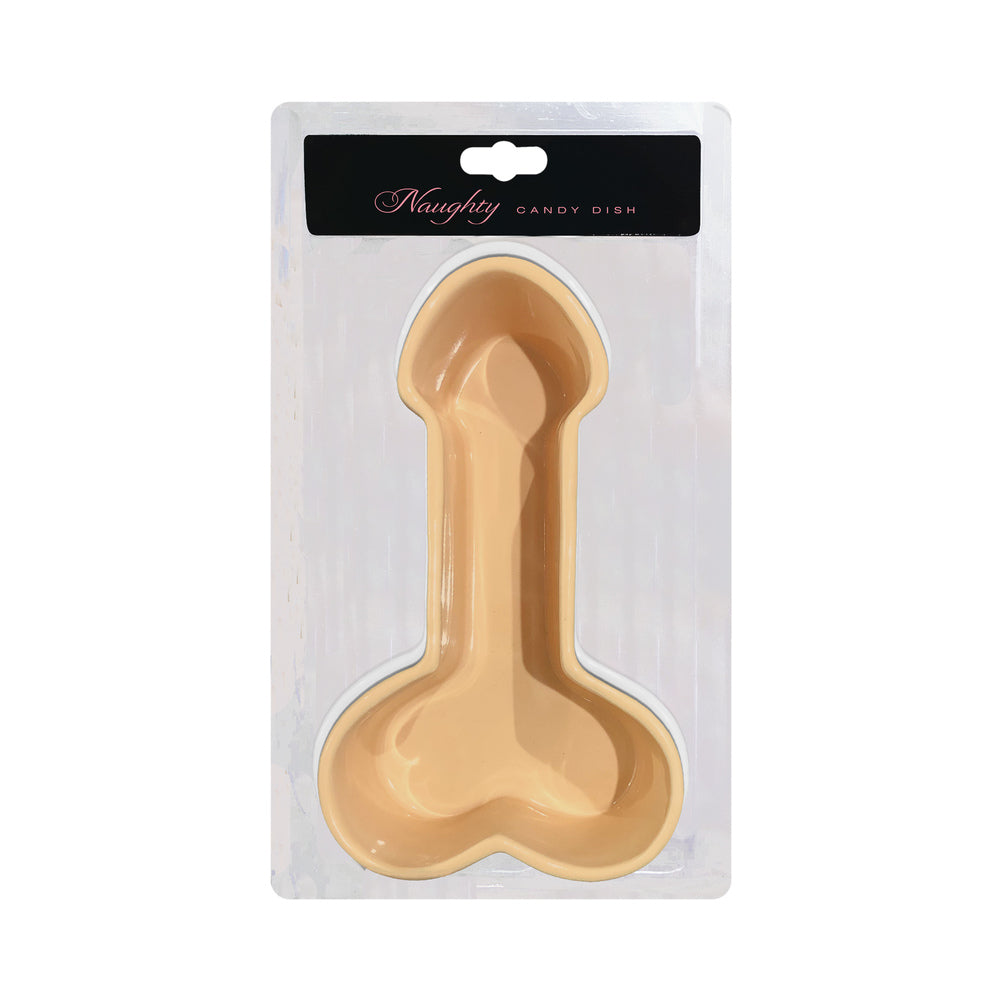 Kheper Games Naughty Candy Dish – Vanilla/Ivory/Beige – 17 oz Capacity