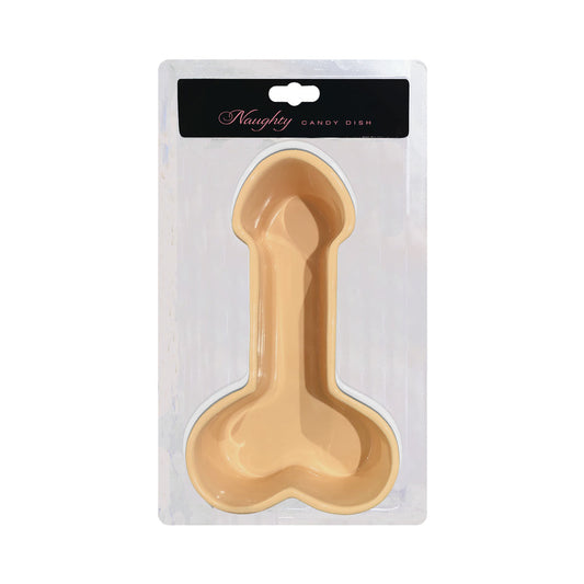Kheper Games Naughty Candy Dish – Vanilla/Ivory/Beige – 17 oz Capacity