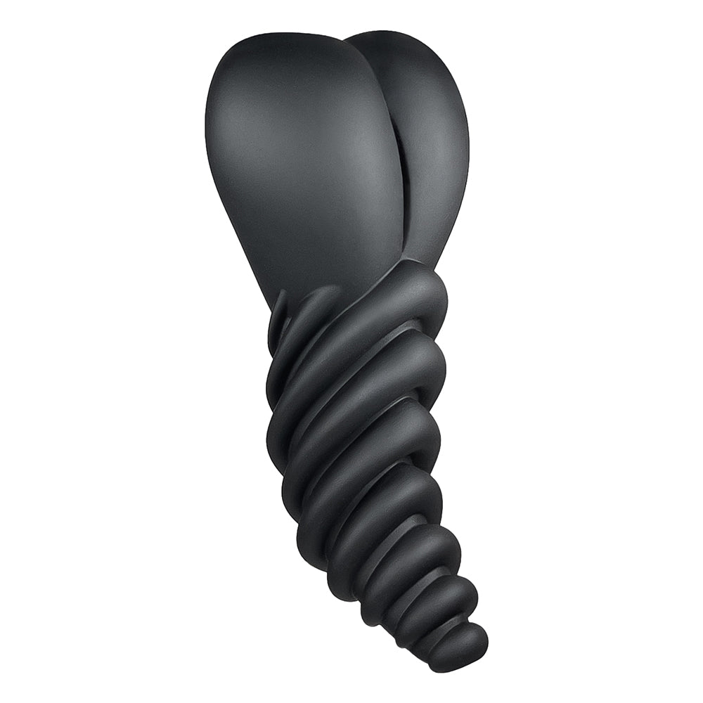 Banana Pants Luvgrind Hybrid Toy – Black – Dildo Base Cushion and Grinder