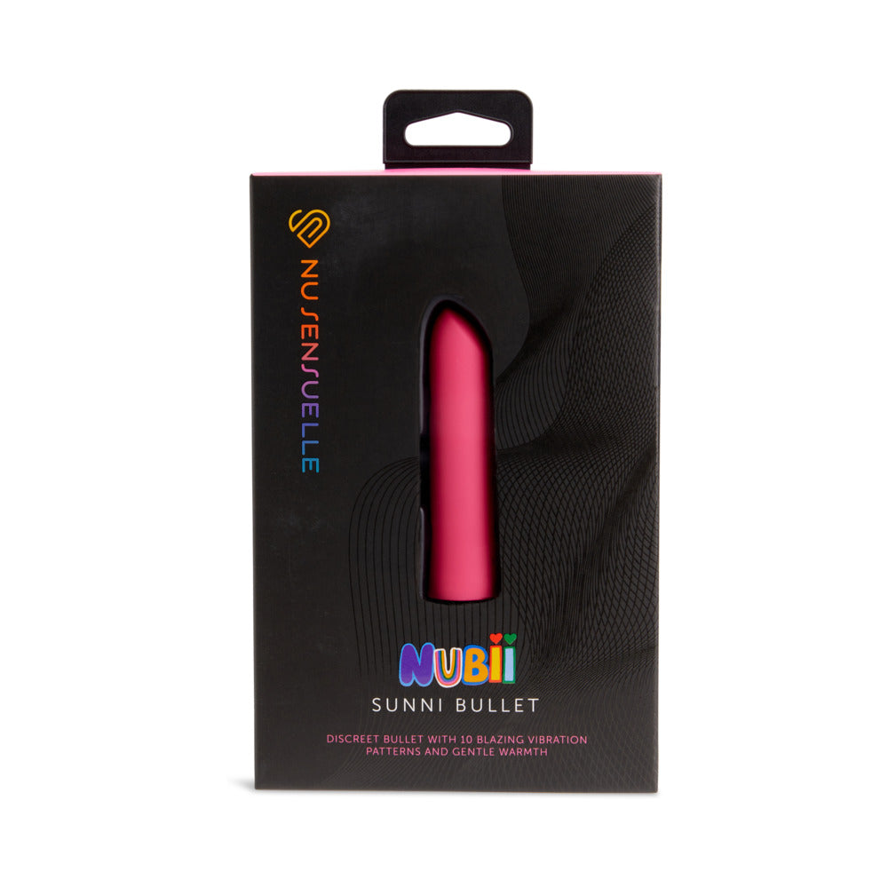 Nu Sensuelle Nubii Sunni Warming Bullet - Hot Pink
