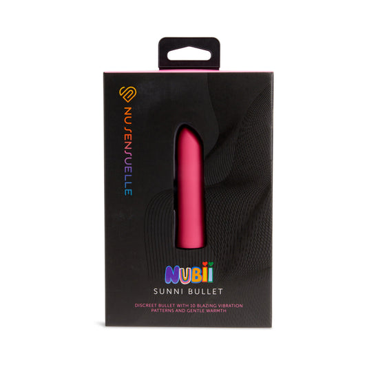 Nu Sensuelle Nubii Sunni Warming Bullet - Hot Pink