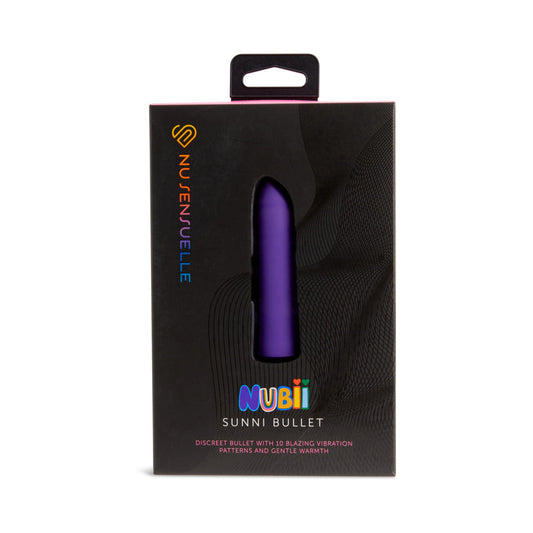 Nu Sensuelle Nubii Sunni Warming Bullet – Purple