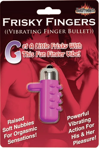 Frisky Fingers Mini Bullet Finger Vibrator – Purple