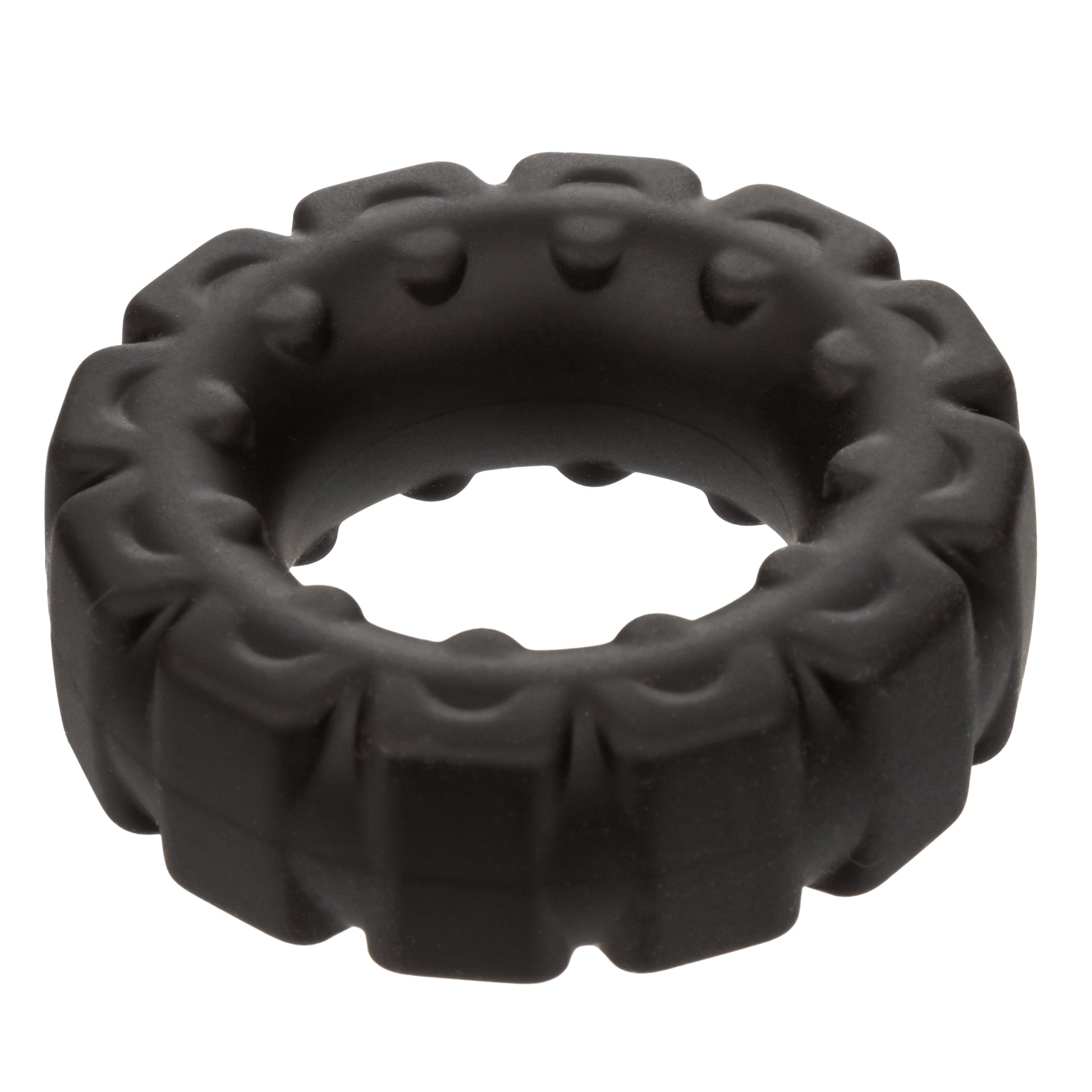 Alpha Liquid Silicone Prolong Tread Ring – Black