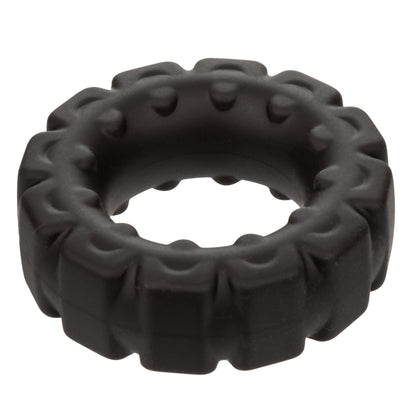 Alpha Liquid Silicone Prolong Tread Ring – Black