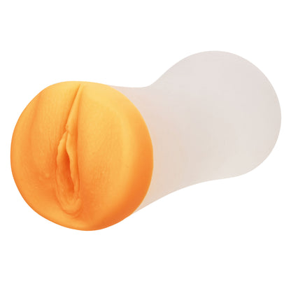 CalExotics Gripper Deep Pussy Grip - Closed Ended Heavy-Duty Masturbator - Orange