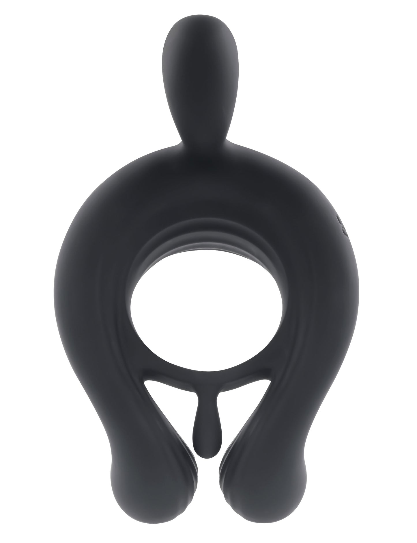 Playboy Pleasure Triple Play Cock Ring with Remote Control - Black