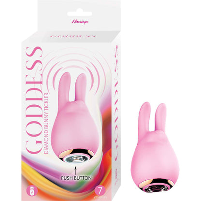 Nasstoys Goddess Diamond Bunny Tickler – Pink – 7 Vibrating Functions