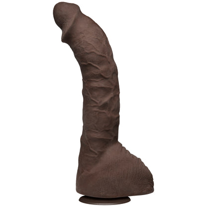 Doc Johnson Prince Yahshua Ultraskyn 10.5 Inch Cock with Suction Cup – Brown