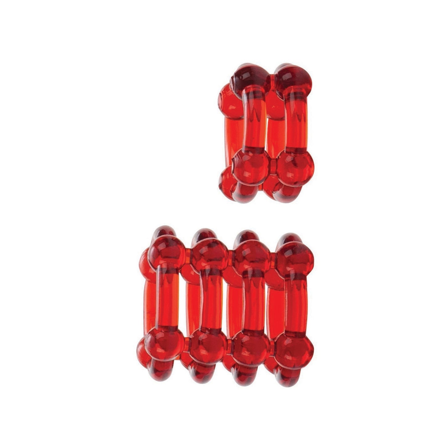 CalExotics Colt Enhancer Rings – Erection Enhancers – Red